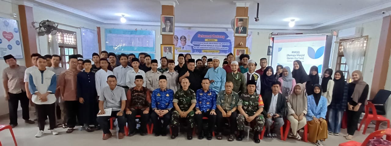 Kegiatan silaturahmi antar remaja mesjid se-Kecamatan Medan Perjuangan telah dilaksanakan di Aula Kantor Camat Medan Perjuangan pada Jumat (10/11).